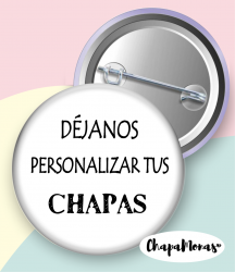 CHAPAS ALFILER PERSONALIZADAS