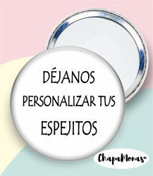 ESPEJO DE BOLSILLO PERSONALIZADO