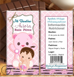 TABLETA DE CHOCOLATE BEBITA (Rubia y Morena)