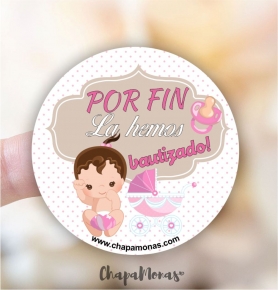 ETIQUETAS Y PEGATINAS BAUTIZO (Personalizadas)