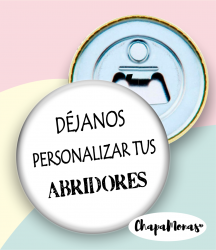 ABREBOTELLAS MAGNETICO PERSONALIZADO