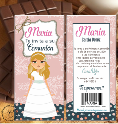 TABLETA DE CHOCOLATE PERSONALIZADA