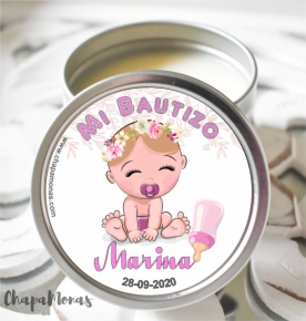 VELA PARA BAUTIZO AROMATICA