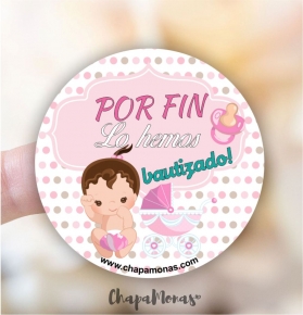 ETIQUETAS Y PEGATINAS BAUTIZO (Personalizadas)