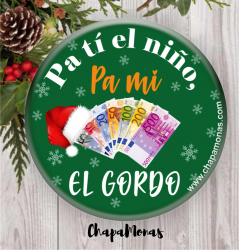 CHAPA DIVERTIDA PARA NAVIDAD