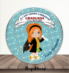 CHAPA GRADUACIN (Peliroja)