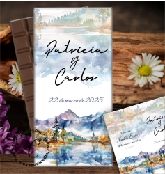 TABLETAS DE CHOCOLATE PERSONALIZADA  Landscape