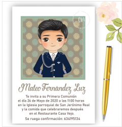 INVITACIONES PERSONALIZADAS PARA COMUNIN