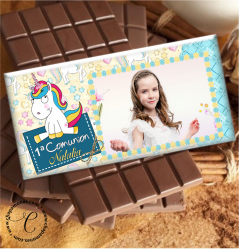 TABLETA DE CHOCOLATE PERSONALIZADA (Con fotografa)