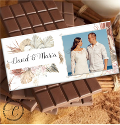 TABLETA DE CHOCOLATE PERSONALIZADA (Con fotografa)