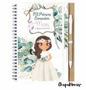 LIBRETA GRANDE CON BOLIGRAFO (Varias muecas)