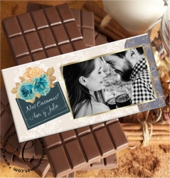 TABLETA DE CHOCOLATE PERSONALIZADA (Con fotografa)