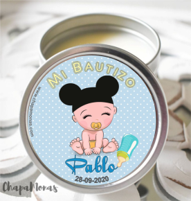 VELA PARA BAUTIZO PERSONALIZADA