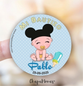 ETIQUETAS Y PEGATINAS PARA BAUTIZO